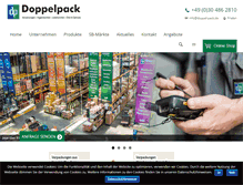 Tablet Screenshot of doppel-pack.de